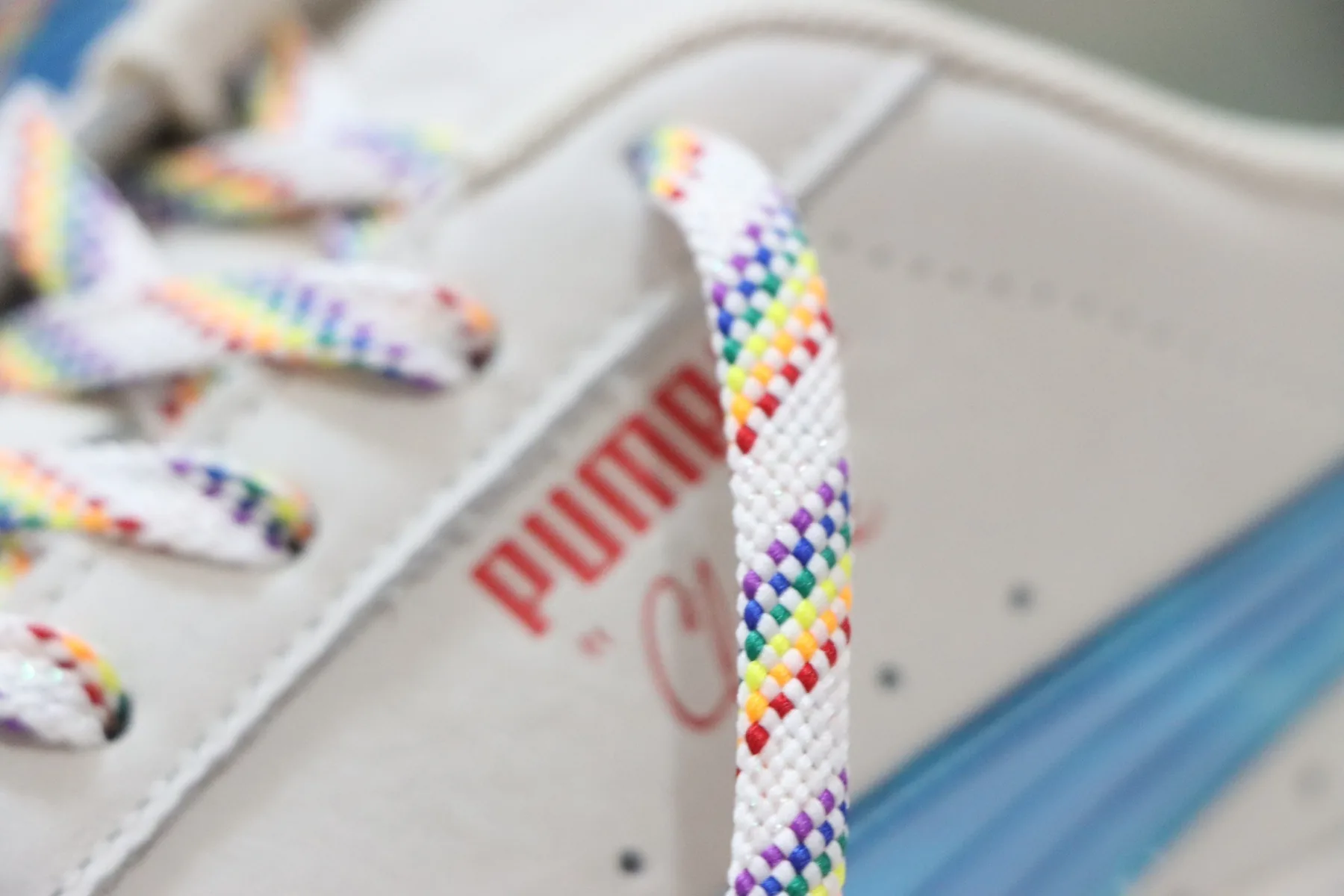 LGBT彩虹旗 扁帶7mm 特寫